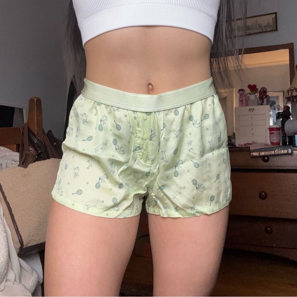PINK VS sleep boxy shorts
